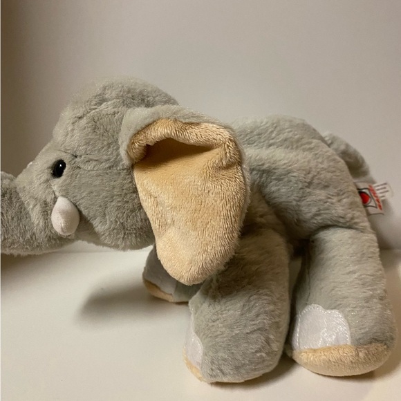 GANZ Webkinz Velvety Elephant Plush 6 inch Grey Stuffed Animal Toy - Picture 7 of 11